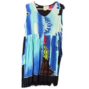 🛑LAST CHANCE🛑INGRIDS DESIGNS FROM THE HEART Sleeveless Dress/Swimsuit Cover